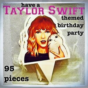 Taylor Swift Birthday Party Set - Pink and Gold